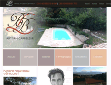 Tablet Screenshot of blb-carrelage.com